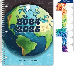 Academic Planners|Global Printed Products 2024-2025 8.5" x 11" Academic Year Planner, Paper Cover, Multicolor (AY24EM851101-CP)