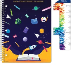 Academic Planners|Global Printed Products 2024-2025 8.5" x 11" Academic Year Planner, Paper Cover, Multicolor (AY24EB851101-CP)