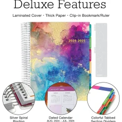 Academic Planners|Global Printed Products 2024-2025 Deluxe Teacher 8.5" x 11" Academic Year Planner, Paper Cover, Multicolor (DTP-AY24-0012)