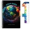 Academic Planners|Global Printed Products 2024-2025 5.5" x 8.5" Academic Year Planner, Paper Cover, Multicolor (AY24SB558501-CP)