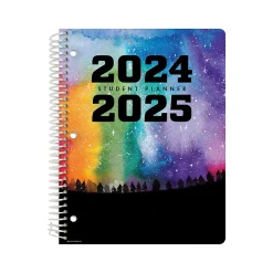 Academic Planners|Global Printed Products 2024-2025 GPP 8.5" x 11" Academic Weekly & Monthly Student Planner, Paper Cover, Multicolor, 40/Pack (AY24SM851101-CP)