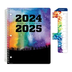 Academic Planners|Global Printed Products 2024-2025 GPP 8.5" x 11" Academic Weekly & Monthly Student Planner, Paper Cover, Multicolor, 40/Pack (AY24SM851101-CP)