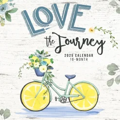 2025 Calendars|Hopper Studios 2025 Love The Journey 12" x 24" Monthly Square Wall Calendar (9781773728179)