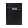 2025 Planners|House of Doolittle 2025 5" x 8" Daily Appointment Book, Faux Leather Cover, Black (28802-25)
