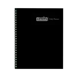 2025 Planners|House of Doolittle 2025 8.5" x 11" Daily 4-Person Group Practice Planner, Faux Leather Cover, Black (28202-25)