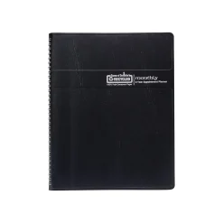 Academic Planners|House of Doolittle 2023-2024 8.5" x 11" Monthly Planner, Black (2620-02-23)