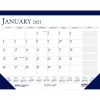 2025 Calendars|House of Doolittle 2025 22" x 17" Monthly Desk Pad Calendar, White/Blue (164-25)