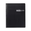 2025 Planners|House of Doolittle 2025 8.5" x 11" Monthly Planner, Faux Leather Cover, Black (26202-25)