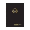 2025 Planners|House of Doolittle 2025 Deco Days 8.5" x 11" Monthly Calendar Planner, Faux Leather Cover, Black/Gold (29102-25)
