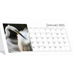 2025 Calendars|House of Doolittle 2025 Earthscapes Wildlife 8.5" x 4.25" Monthly Desk Calendar (3689-25)