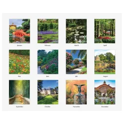 2025 Calendars|House of Doolittle 2025 Earthscapes Gardens 8.5" x 4.25" Monthly Desk Calendar (309-25)
