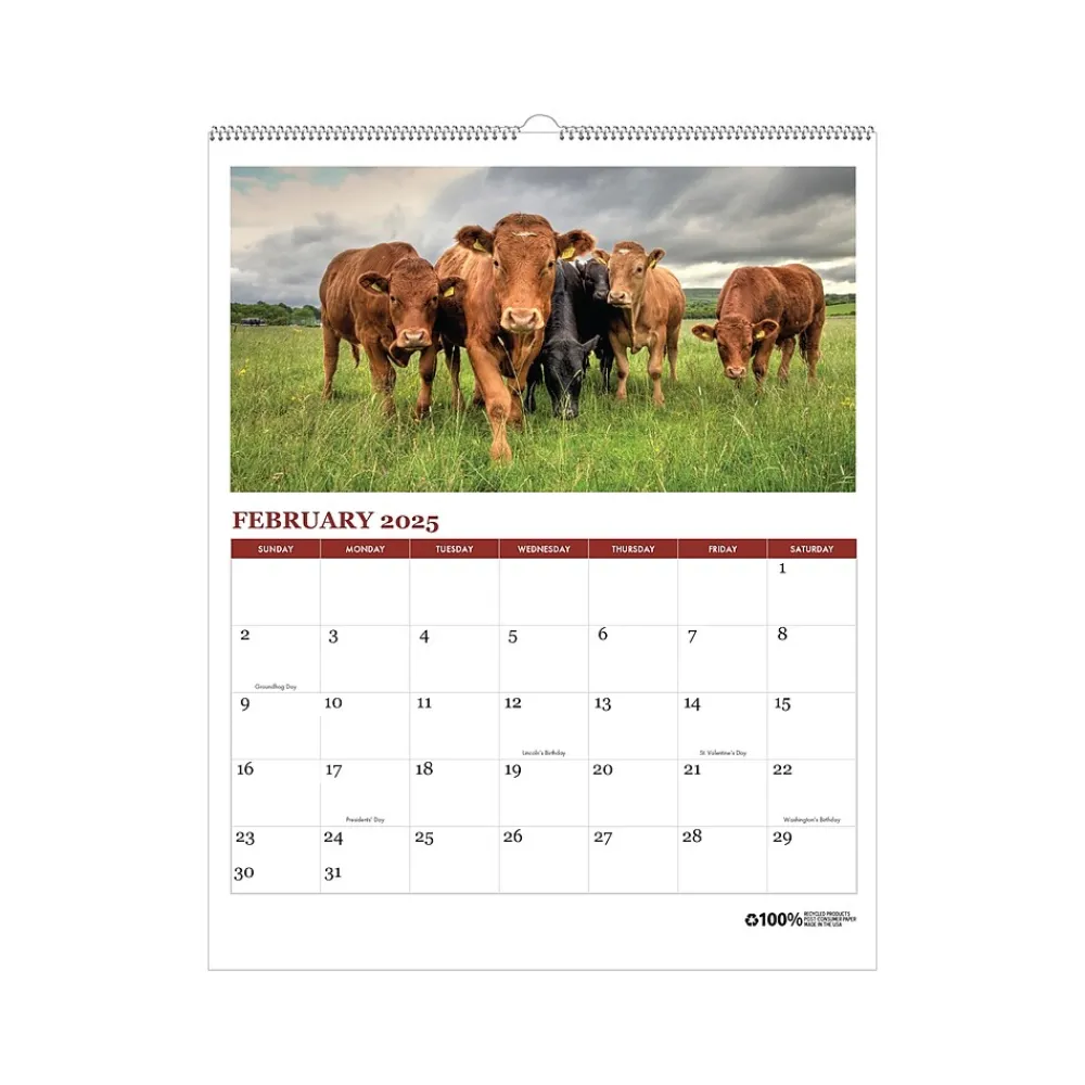 2025 Calendars|House of Doolittle 2025 Farm Life 11" x 14" Monthly Wall Calendar (316-25)