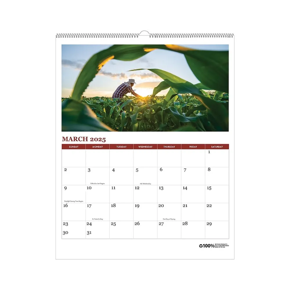 2025 Calendars|House of Doolittle 2025 Farm Life 11" x 14" Monthly Wall Calendar (316-25)