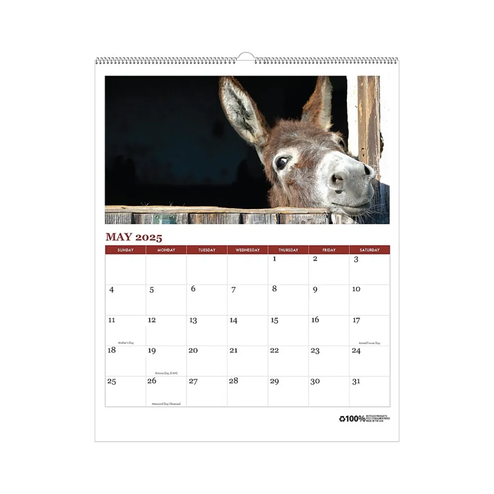 2025 Calendars|House of Doolittle 2025 Farm Life 11" x 14" Monthly Wall Calendar (316-25)