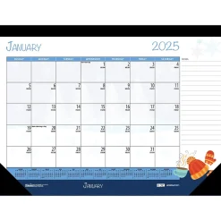 2025 Calendars|House of Doolittle 2025 Seasonal Holiday Depictions 18.5" x 13" Monthly Desk Pad Calendar (1396-25)