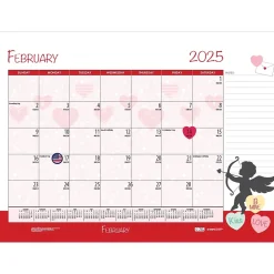 2025 Calendars|House of Doolittle 2025 Seasonal Holiday Depictions 18.5" x 13" Monthly Desk Pad Calendar (1396-25)