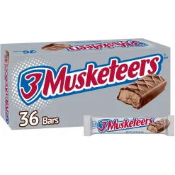 3 Musketeers Chocolate Candy Bars, 1.92 oz, 36/Pack (MMM42208)