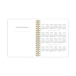 Academic Planners|Plato 2024 6" x 7.75" Academic & Calendar Weekly Planner, Paperboard Cover, Black (9781975457396)