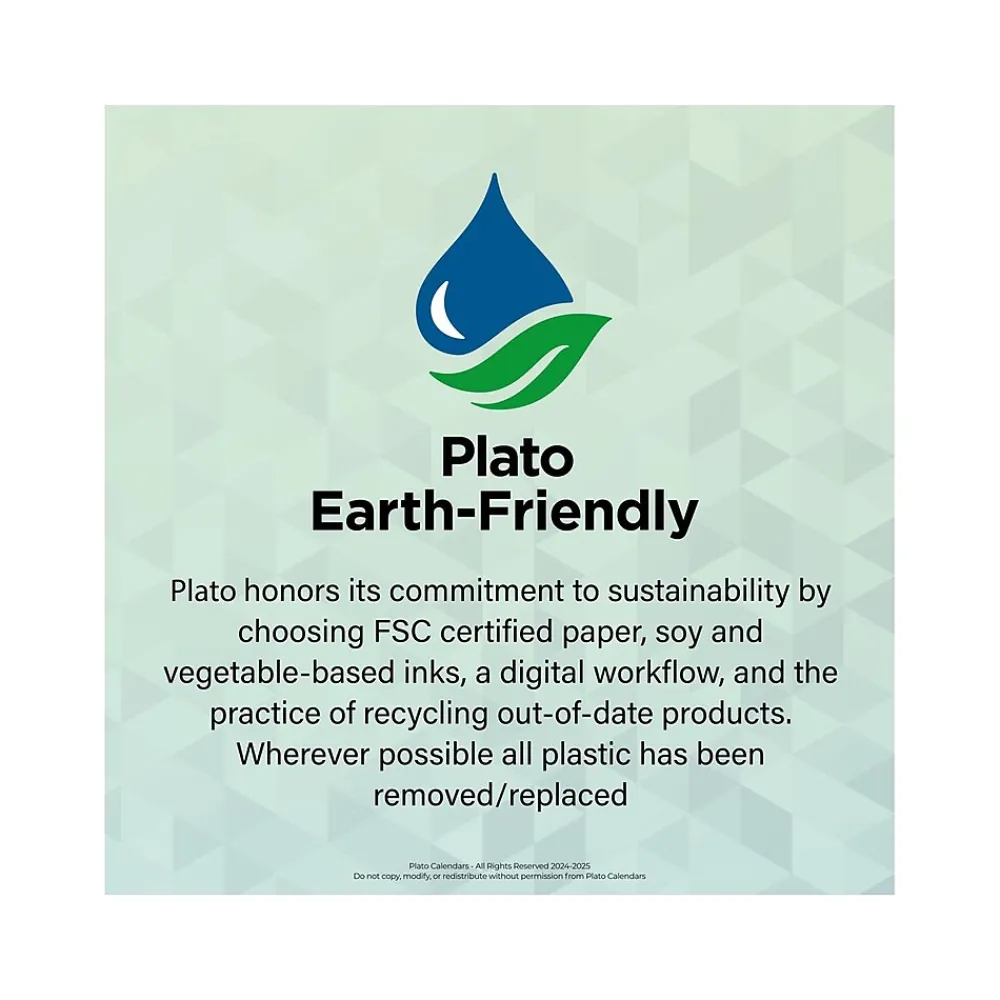 Academic Planners|Plato 2024-2025 Seaside Currents 6" x 7.75" Academic & Calendar Weekly Planner, Paperboard Cover, Multicolor (9781975480424)