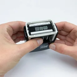 Stamps & Stamp Pads|2000 Plus 4-in-1 Date Stamp, Blue and Red Ink (011098)