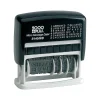 Stamps & Stamp Pads|2000 Plus Micro Message Dater 12-in-1 Self-Inking Date and Message Stamp, Black Ink (011090)