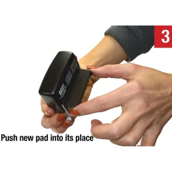 Stamps & Stamp Pads|2000 Plus Micro Message Dater 12-in-1 Self-Inking Date and Message Stamp, Black Ink (011090)