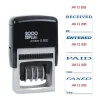 Stamps & Stamp Pads|2000 Plus Printer S 260 Faxed, Paid, Received, Entered Rectangle Date Stamps, Blue and Red Ink (065005)