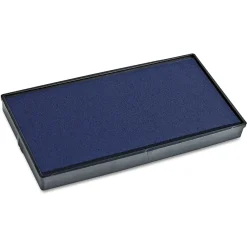 Stamps & Stamp Pads|Accu-Stamp 2000 PLUS Replacement Ink Pads for 2000 PLUS Printer Series, Blue, 3 1/8" x 1/4", Each (065474)
