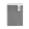 Academic Planners|Poppin 2023-2024 6" x 8.5" Academic Weekly & Monthly Planner, Dark Gray (109414)