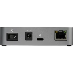 StarTech 3 Port USB C 3.1 Gen 2 Hub with Ethernet Adapter - 10Gbps USB Type C to 2x USB-A 1x USB-C - Powered Hub w/ Fast Charging