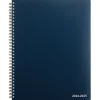 Academic Planners|Staples 2024-2025 8" x 11" Academic Weekly & Monthly Appointment Book, Plastic Cover, Navy (ST60358-23)