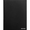 2025 Planners|Staples 2024-2025 8" x 11" Academic Weekly & Monthly Appointment Book, Faux Leather Cover, Black (ST60363-23)