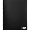 2025 Planners|Staples 2025 8" x 11" Daily Appointment Book, Black (ST58453-25)