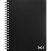 2025 Planners|Staples 2025 8" x 11" Daily Appointment Book, Black (ST21487-25)