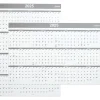 2025 Calendars|Staples 2025 48" x 32" Dry Erase Wall Calendar, Gray/White (ST58450-25)