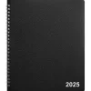 2025 Planners|Staples 2025 7" x 9" Monthly Planner, Black (ST52183-25)