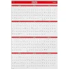 2025 Calendars|Staples 2025 24" x 36" Wall Calendar, Red/Black/White (ST53999-25)