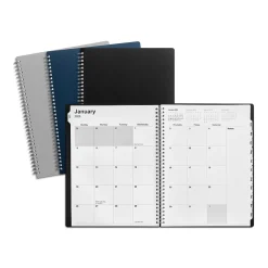 2025 Planners|Staples 2025 8" x 11" Weekly & Monthly Appointment Book, Assorted Colors (ST12940-25)
