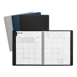 2025 Planners|Staples 2025 7" x 9" Weekly & Monthly Appointment Book, Assorted Colors (ST58447-25)