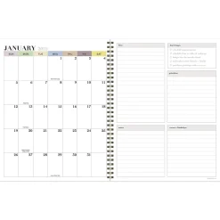 2025 Planners|TF Publishing 2025 9" x 11" Daphne Print Large Weekly Monthly Planner 25-9706