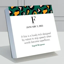 2025 Calendars|TF Publishing 2025 5.25" x 5.25" 365 Inspiring Women Daily Desktop Calendar (25-3060X)