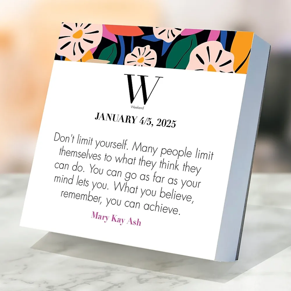 2025 Calendars|TF Publishing 2025 5.25" x 5.25" 365 Inspiring Women Daily Desktop Calendar (25-3060X)