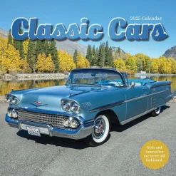 2025 Calendars|TF Publishing 2025 12" x 12" Classic Cars Wall Calendar (25-1004)