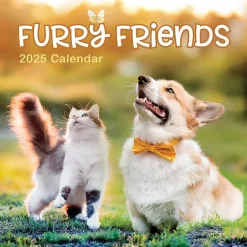2025 Calendars|TF Publishing 2025 12" x 12" Furry Friends Wall Calendar (25-1011)