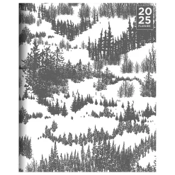 2025 Planners|TF Publishing 2025 6.5" x 8" Monthly Planner, Paperboard Cover, Grey Forest (25-4212)