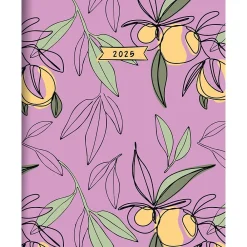 2025 Planners|TF Publishing 2025 9" x 11" Monthly Planner, Paperboard Cover, Lemon and Lavender (25-4710)
