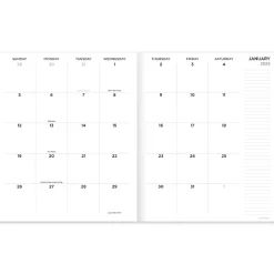2025 Planners|TF Publishing 2025 9" x 11" Monthly Planner, Paperboard Cover, Lemon and Lavender (25-4710)