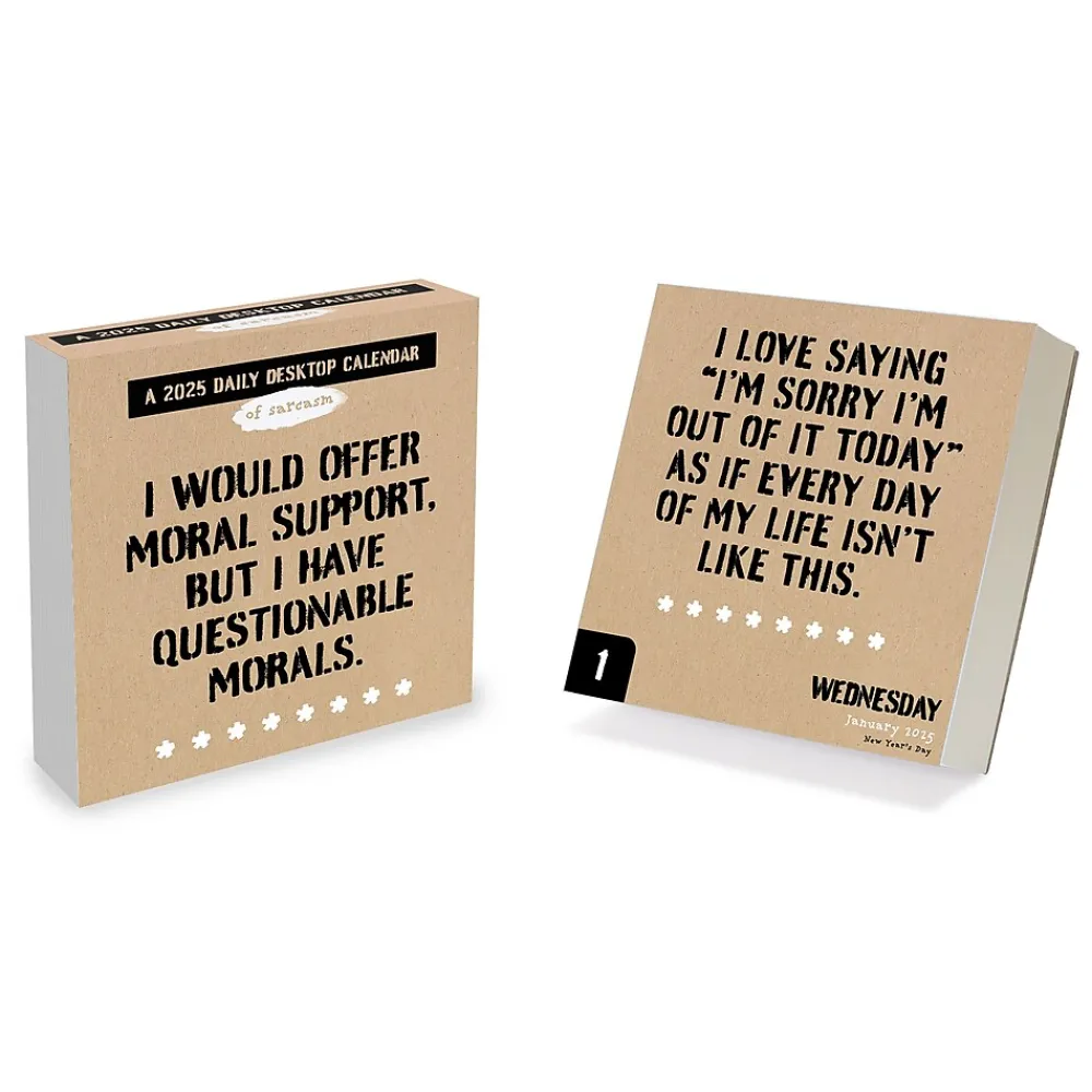 2025 Calendars|TF Publishing 2025 Anti Affirmations 5.25" x 5.25" Day-to-Day Calendar (25-3000)