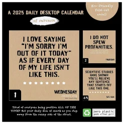 2025 Calendars|TF Publishing 2025 Anti Affirmations 5.25" x 5.25" Day-to-Day Calendar (25-3000)