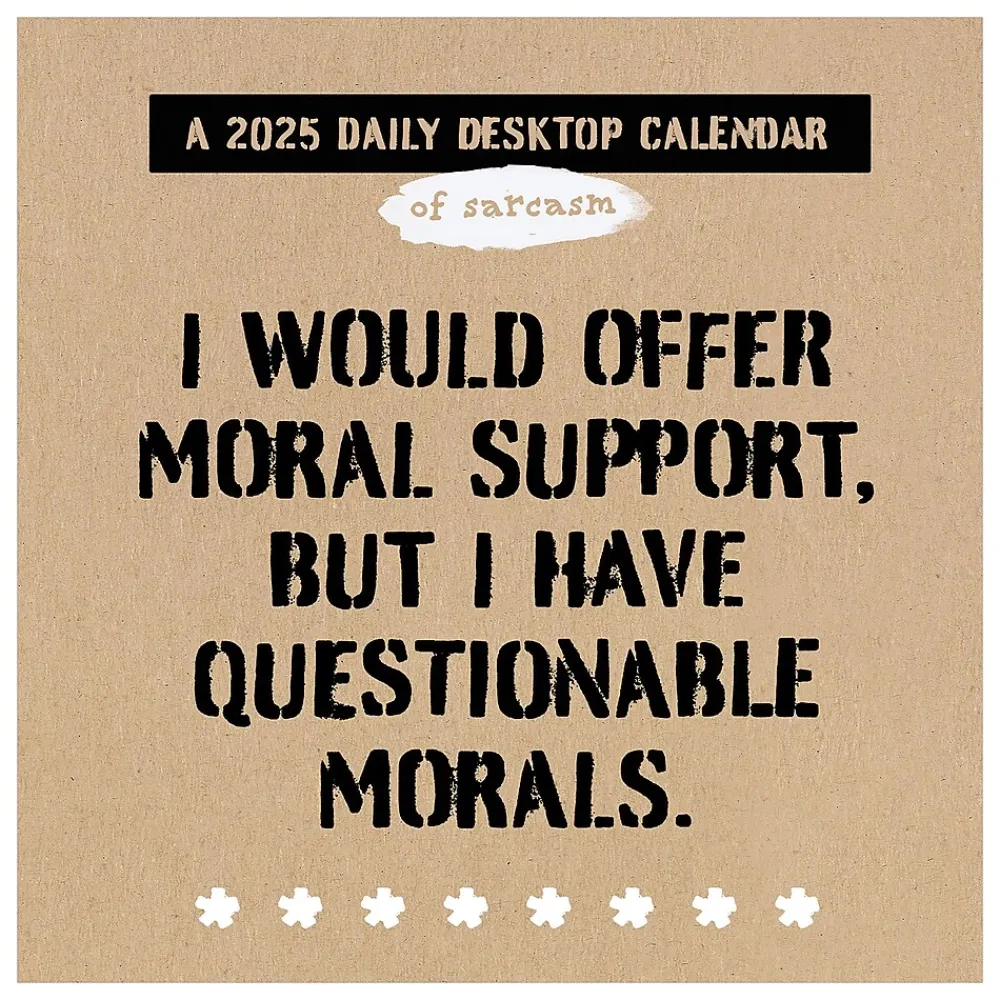 2025 Calendars|TF Publishing 2025 Anti Affirmations 5.25" x 5.25" Day-to-Day Calendar (25-3000)